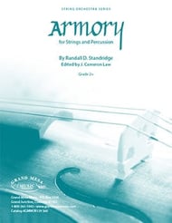 Armory for Strings and Percussion Orchestra sheet music cover Thumbnail